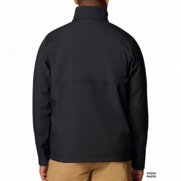 Columbia Ascender Softshell Jacket Mens XXL Zip Up Black Stretch Water Resistant - Picture 10 of 11